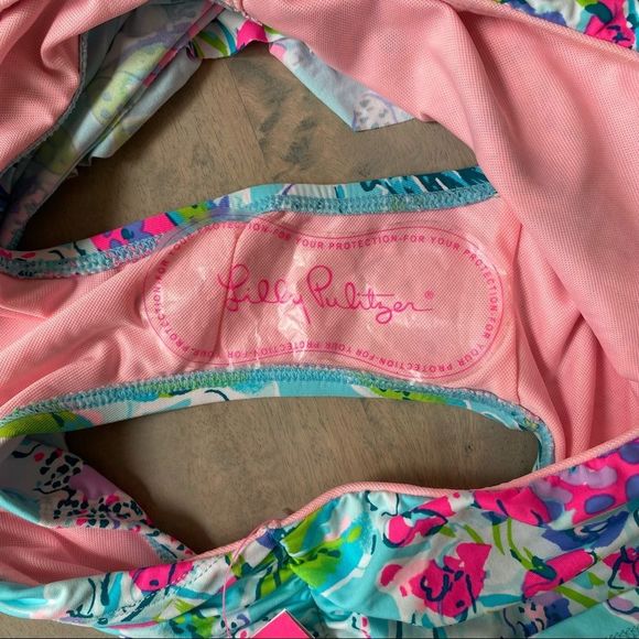 Lilly Pulitzer lagoon sarong hipster bottoms 2 NWT - Picture 5 of 6